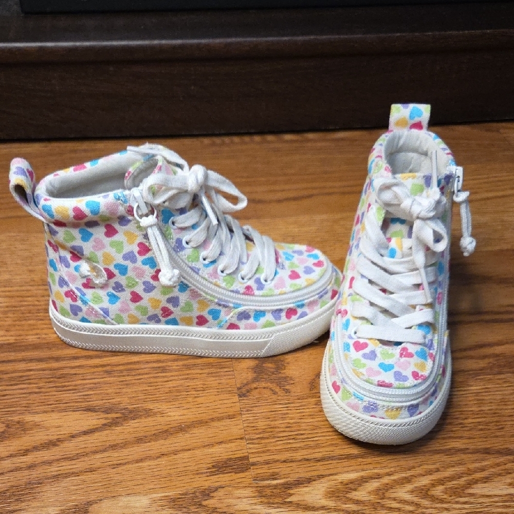 Playful White Canvas Sneakers with Colorful Dots